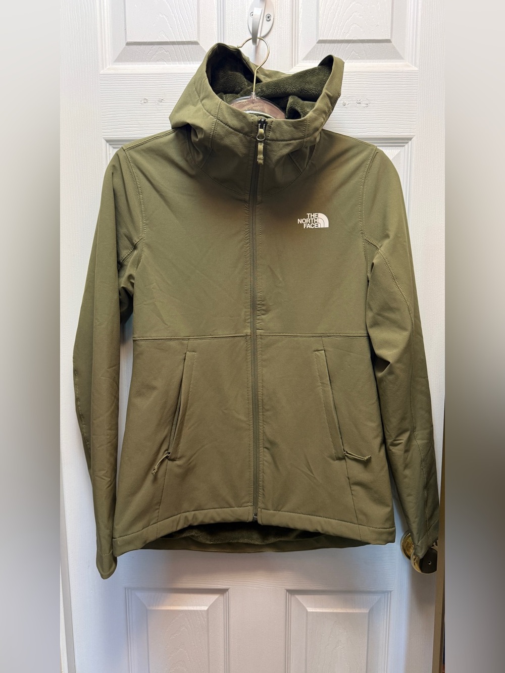 The North Face Olive Green Women's Softshell Ski Jacket